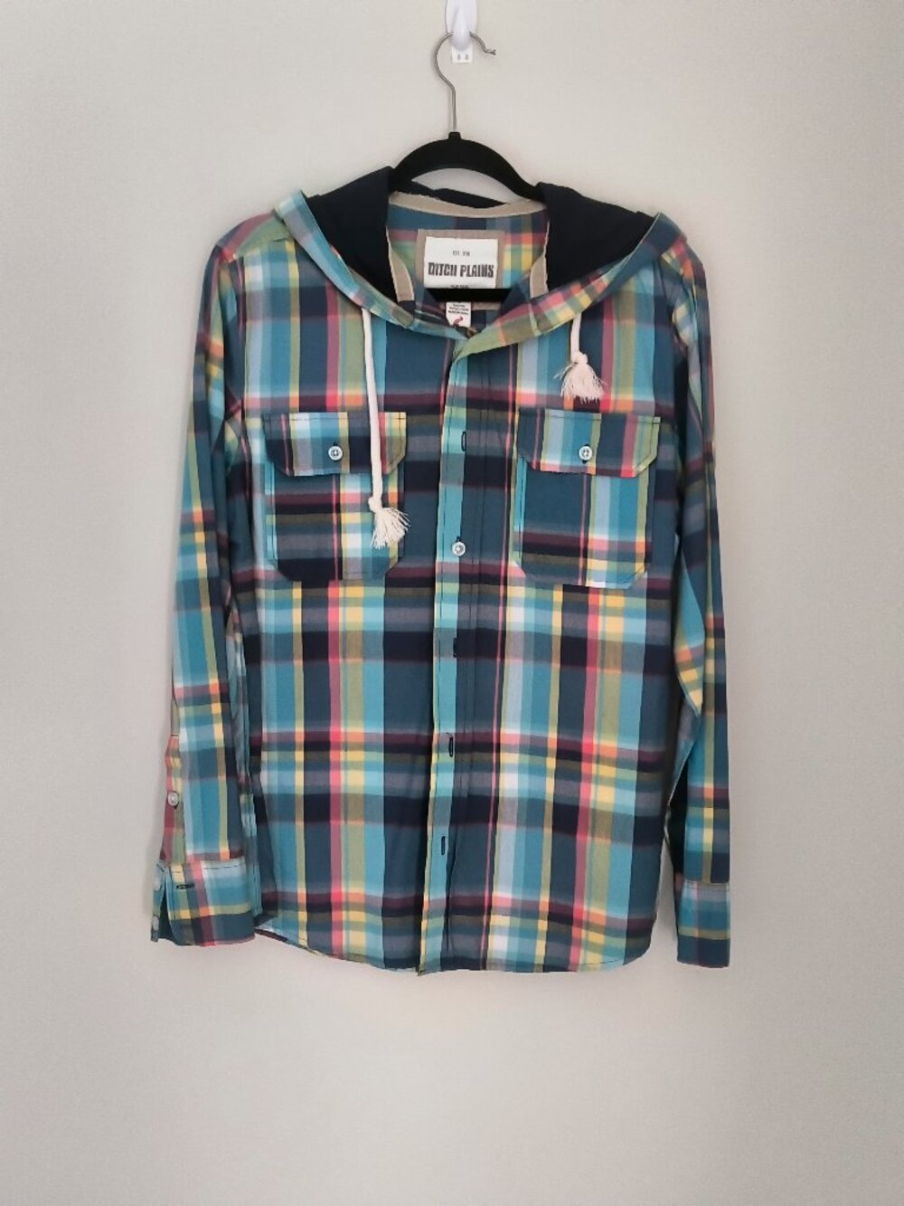 Ditch Plains NWT Size S 100% cotton Vintage long-sleeve shirt